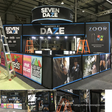 Detian offre expo stands stand d&#39;exposition portable exposition stand 20 par 20